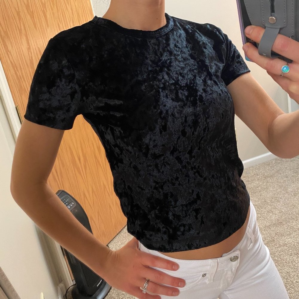 Black Velvet T-Shirt